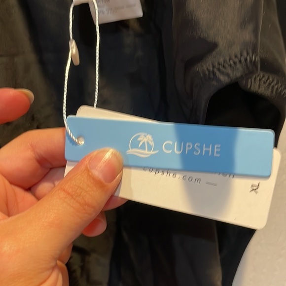 NWT! Cupshe Grace Floral One Piece Wrap Swimsuit XL - Picture 9 of 10